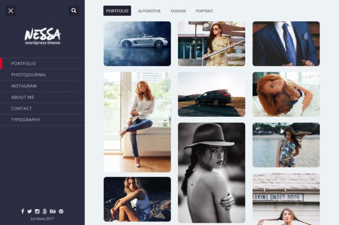 Nessa – Portfolio WP Theme