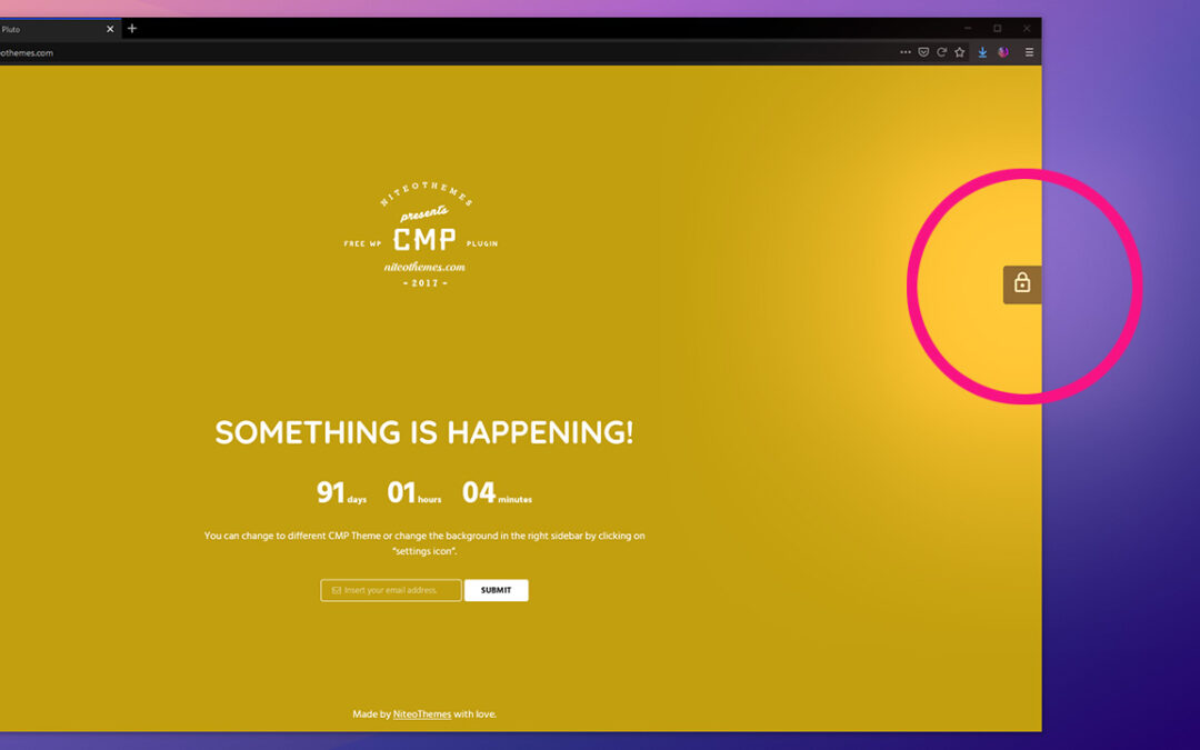 CMP – Login to WordPress administration icon