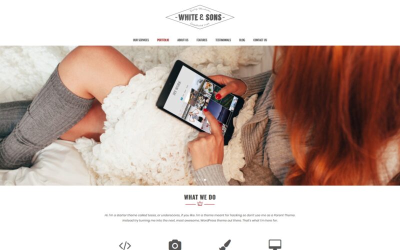 Tessa – WordPress theme